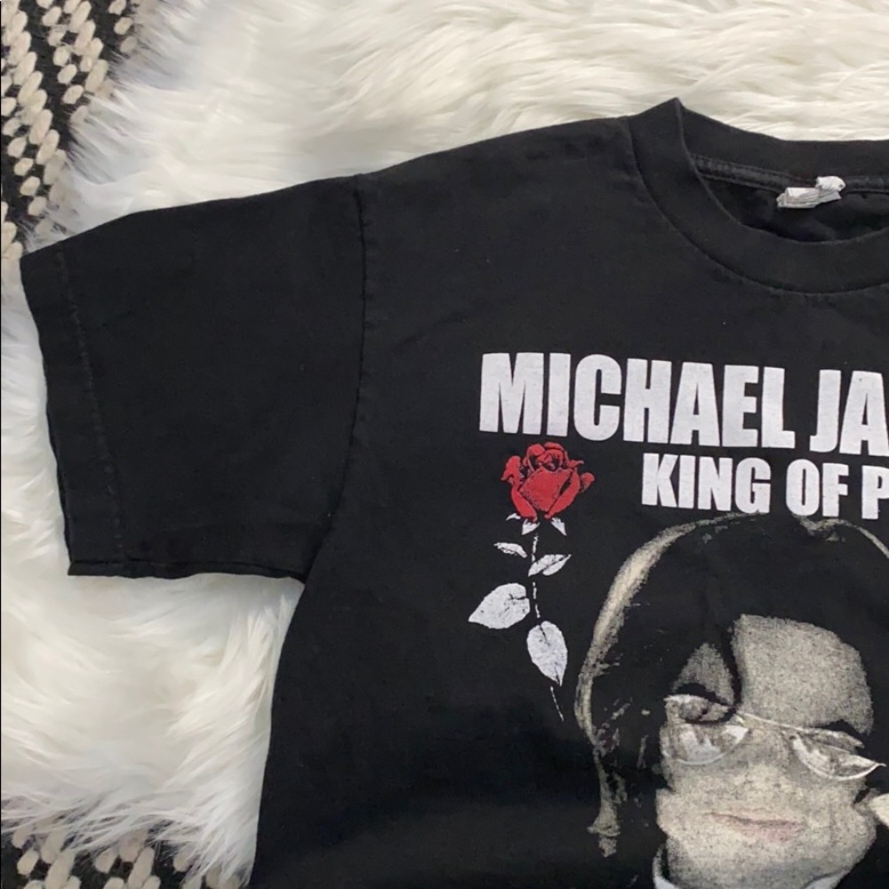 ‼️SOLD‼️Michael Jackson memorial baby tee - Picture 3 of 3